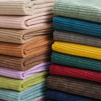 Tela de pana acanalada de color sólido de 100 x 150 cm para coser camisas, sudaderas, ropa, chaquetas de pana acolchadas, pantalones, tejidos de terciopelo