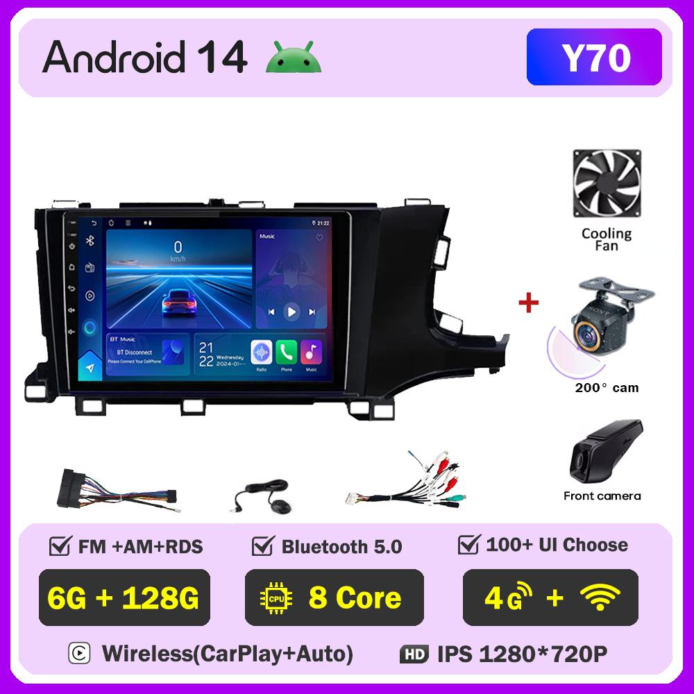 For Honda Shuttle 2 2015 - 2020 Car Radio Player Car Carplay Screen Autoradio Mirror Link Car Intelligent Systems Touch Screen