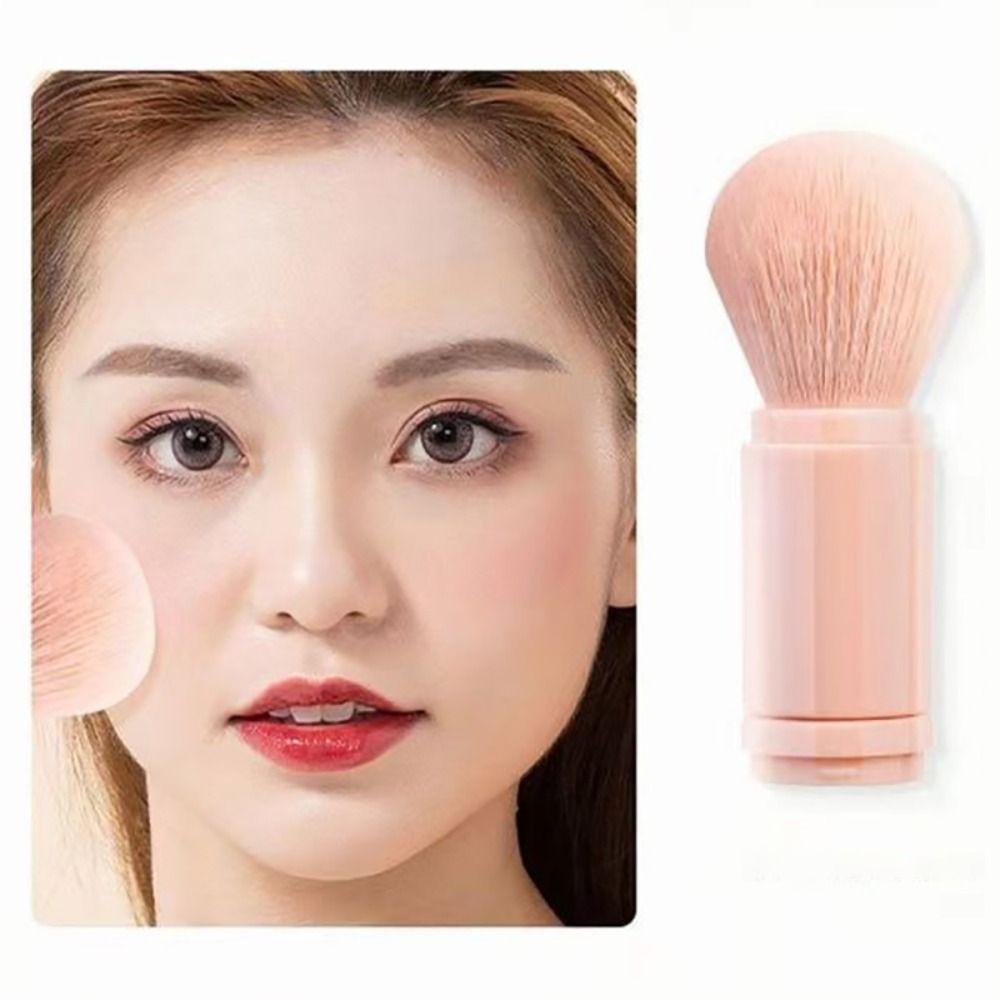 4-in-1 Makeup Brush Retractable Foundation Brush New Blending Powder Brush  Travel