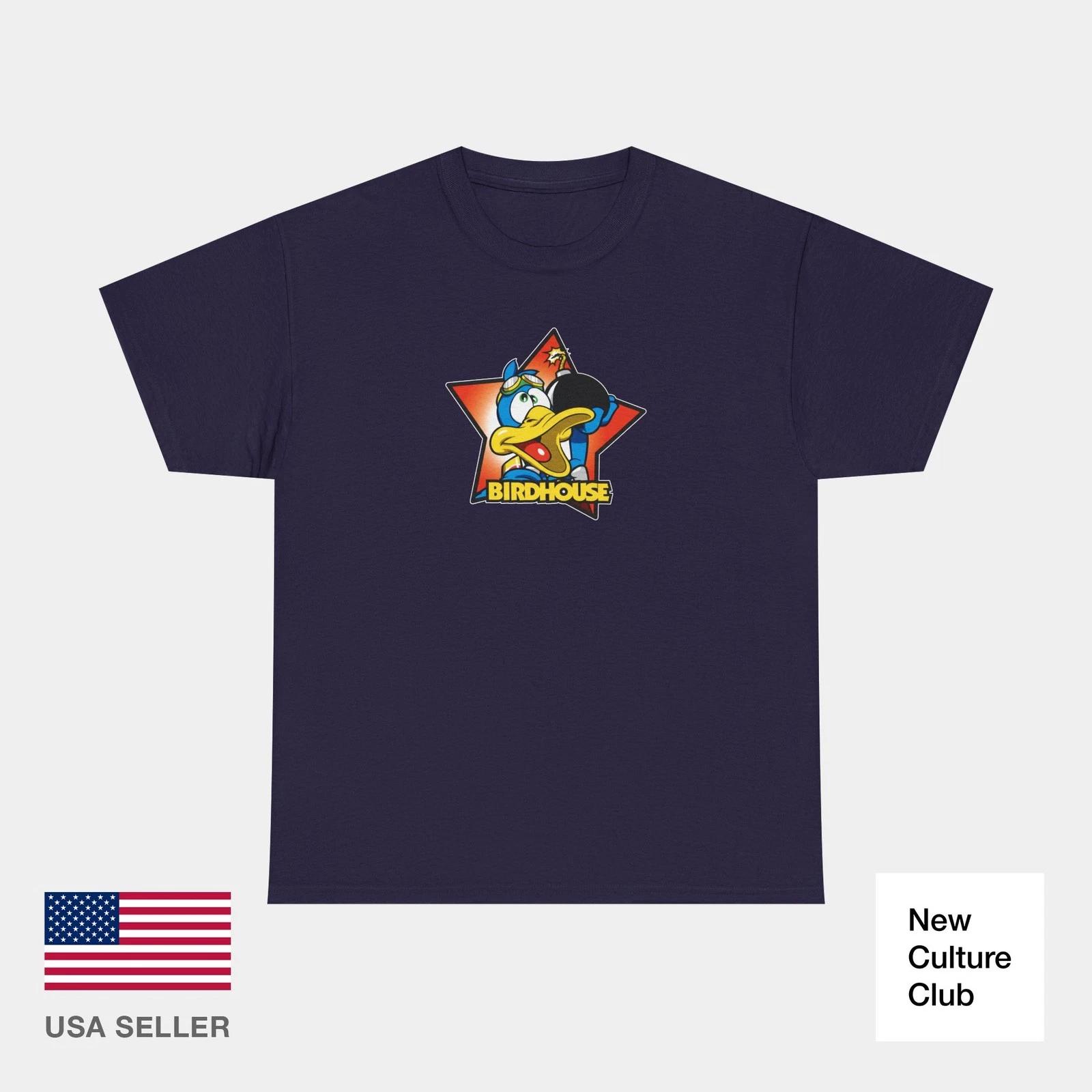 Racing Duck 1998 Birdhouse Steve Berra Classic Pro Skateboards T Shirt Print 2XL