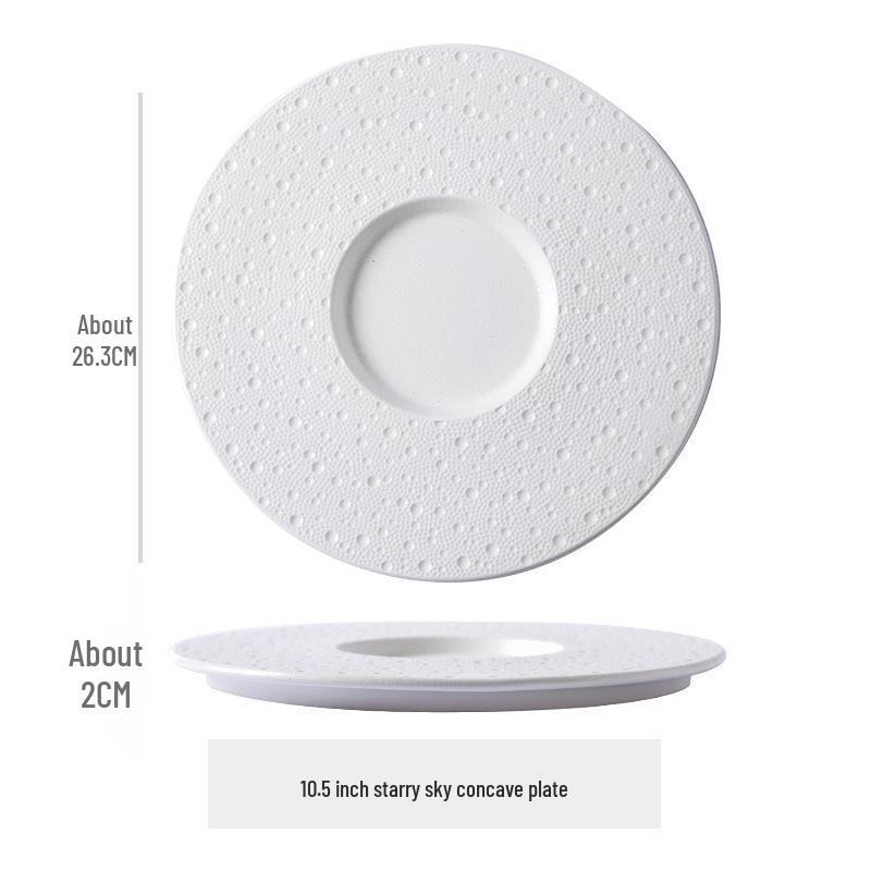 Nordic Minimalist Black & White Ceramic Baking Dish – High-end Display Plate for Influencers, Hotels & Restaurants