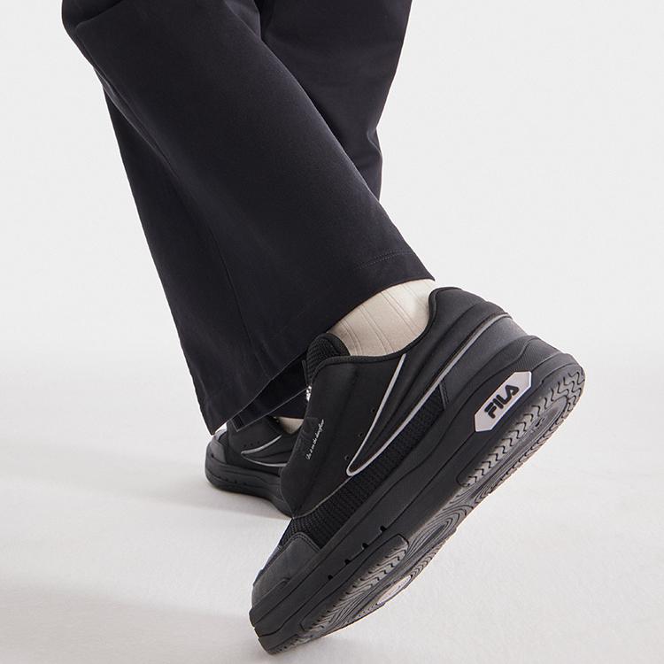 FILA Mix Dance Shoes Low Top Skate Shoes Women sneaker Deep-Black F12W314203FBK