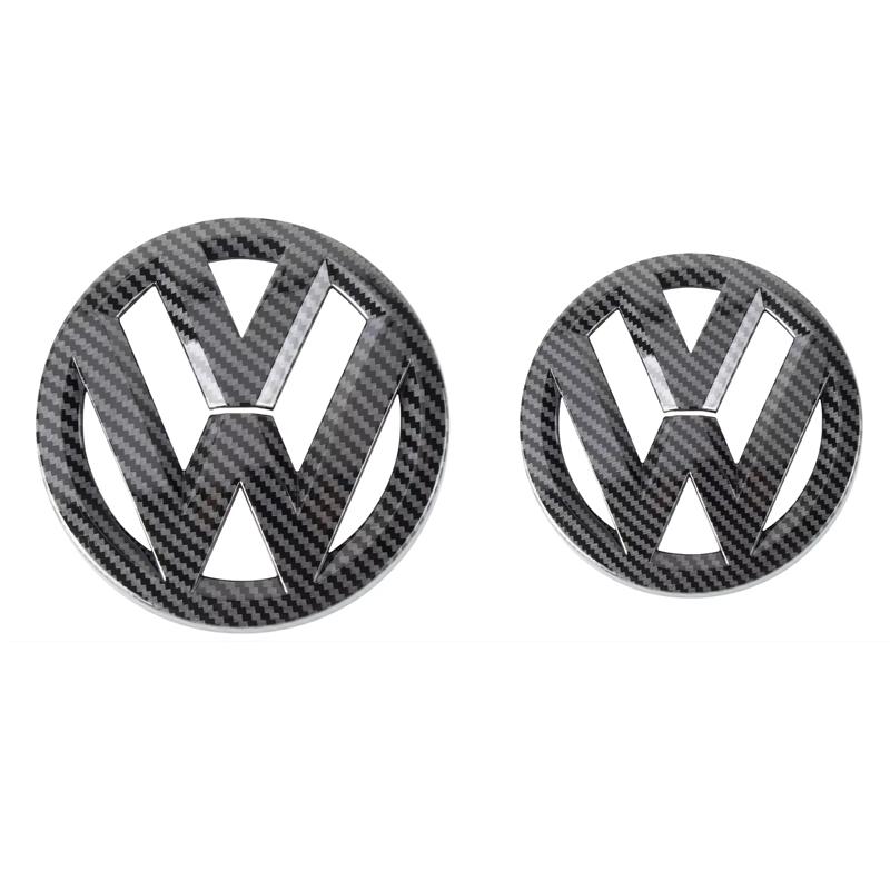 hijk1 Car Logo Front Grille Rear Trunk Decoration Sticker For Peugeot For VW GTI Golf MK6 MK7 Polo Passat B7 CC Tiguan CC/Car keychain