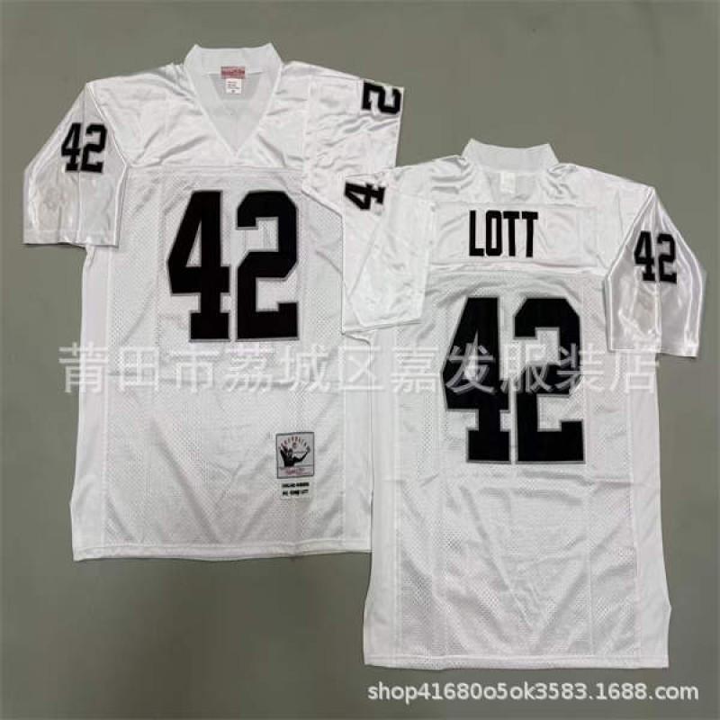 Rugby Jersey Oakland Raiders Retro Style Embroidered Football Uniform Mens Cotton Sport Shirt