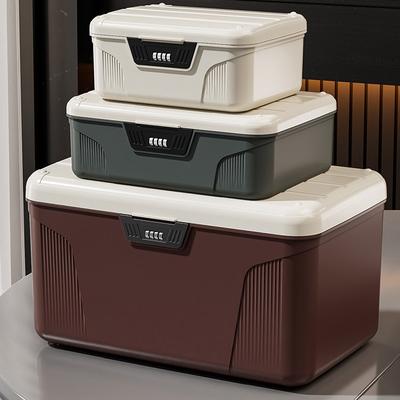 Extra Large 100-Litre Plastic Storage Boxes with Durable Lids Multifunctional Household Garage Food Office Organizer Storage Use