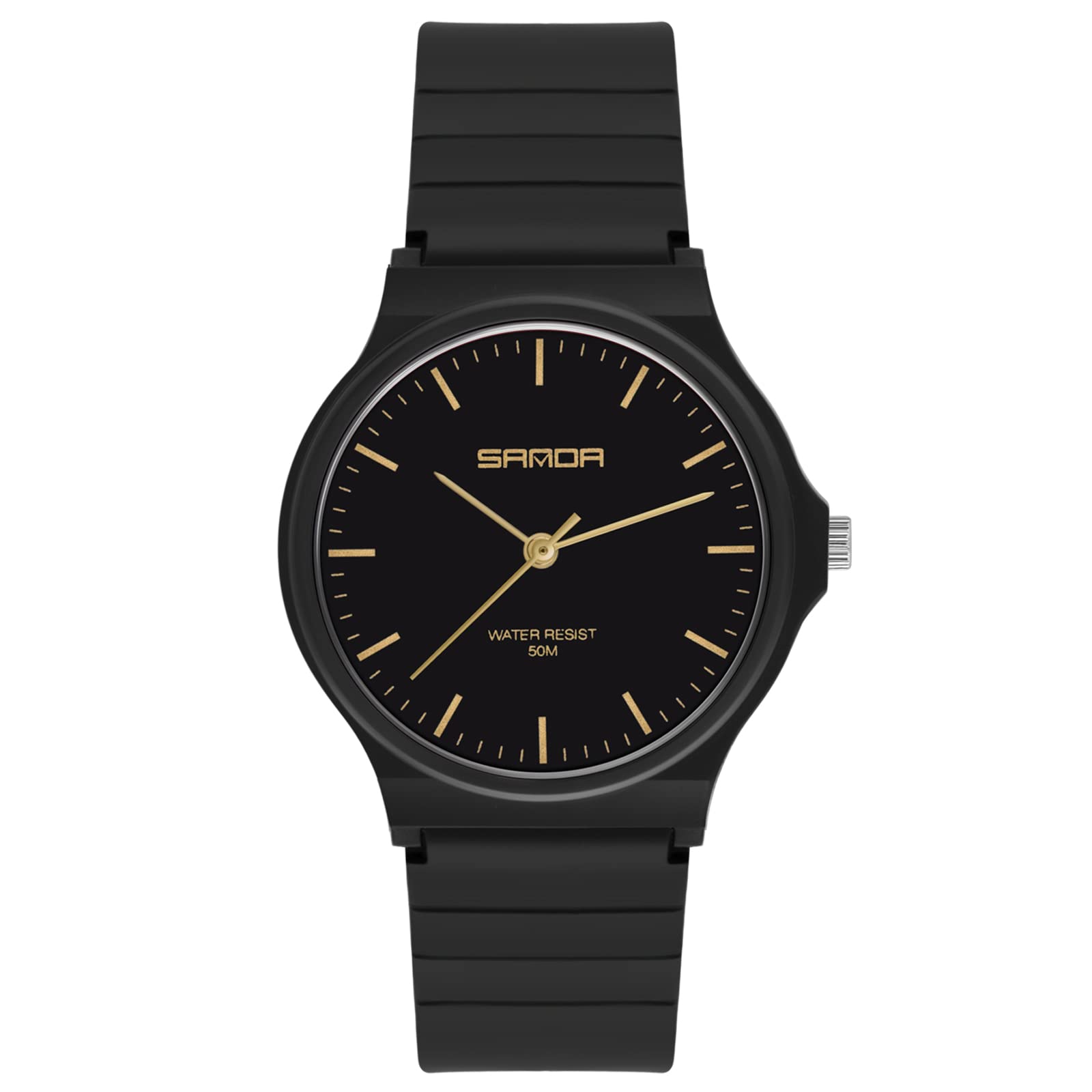 

RORIOS и Аналоговые Простые Стильные Кварцевые Популярные и Идеальные для Повседневной Носки и Мужские Женские Часы, Дизайн, Водонепроницаемые, Механизм, Студенты, Девушки, чёрный