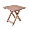 Folding Square Coffee Table - Recycled Wood 50cm