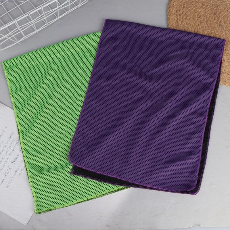 1Pcs Soft Microfiber Cooling Towel With Instant Cooling Sweat Absorption For Gym Running Hiking Sports