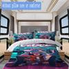 BNA Pattern Bedding,Quilt Set Quilt Cover Pillowcase Home Birthday Gift (1*duvet Cover+2*pillowcase,without core)ZSJT0917023