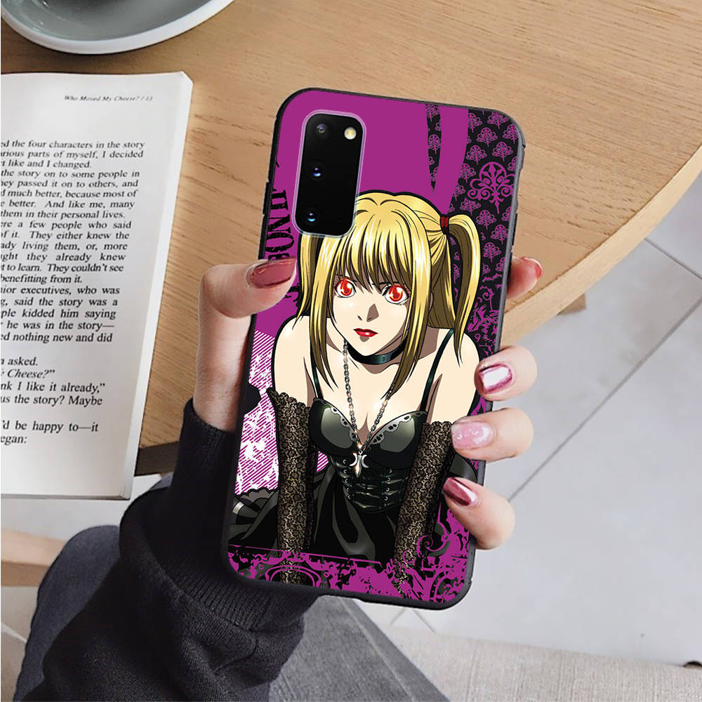 AD99 Death Note Anime Schwarze Hülle für OPPO Reno 8 6 5 4 Pro Find X3 A17 A31 A38 A40 A53 A54 A55 A74 A76 A78 A77 A80 A94 A95 A96 Pro Sofe Cover
