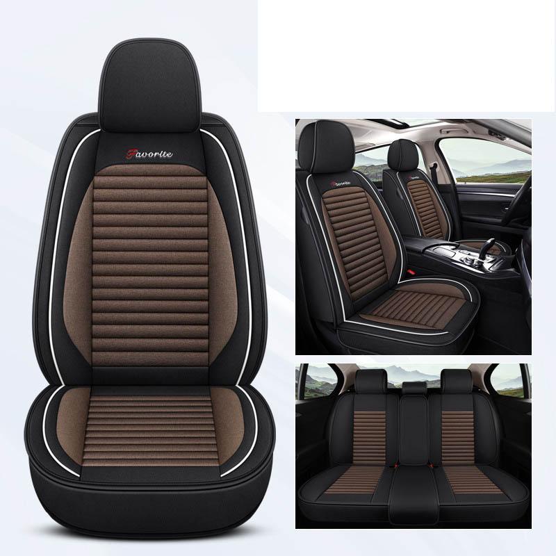 Husa Scaun Auto Impermeabil Husa Scaun Auto Universal Piele 5 Set Perna Scaun Auto 5 Locuri Universal