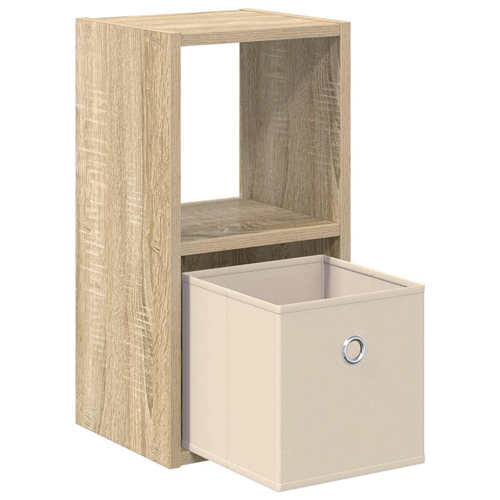 Nightstand 2 Pcs Sonoma Oak 25.5 X 22 X 49.5 Cm Engineered Wood