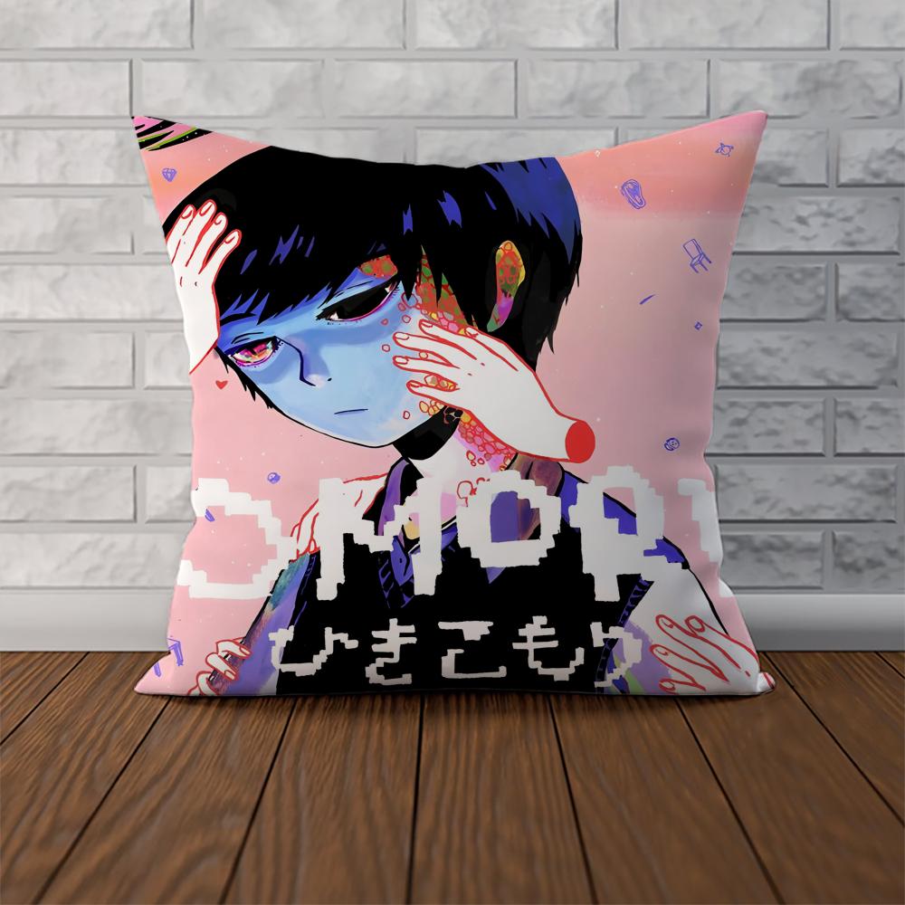 Game OOMORI Pillow Case For Car Sofa Decorative Home Doublesided Print Plush Square Throw Pillow Cushion Cover