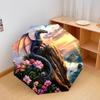 1 PC Automatic Folding Umbrella - Dragon Sunset Pattern, Portable & Foldable Design with 8 Ribs, Christmas Birthday Gifts