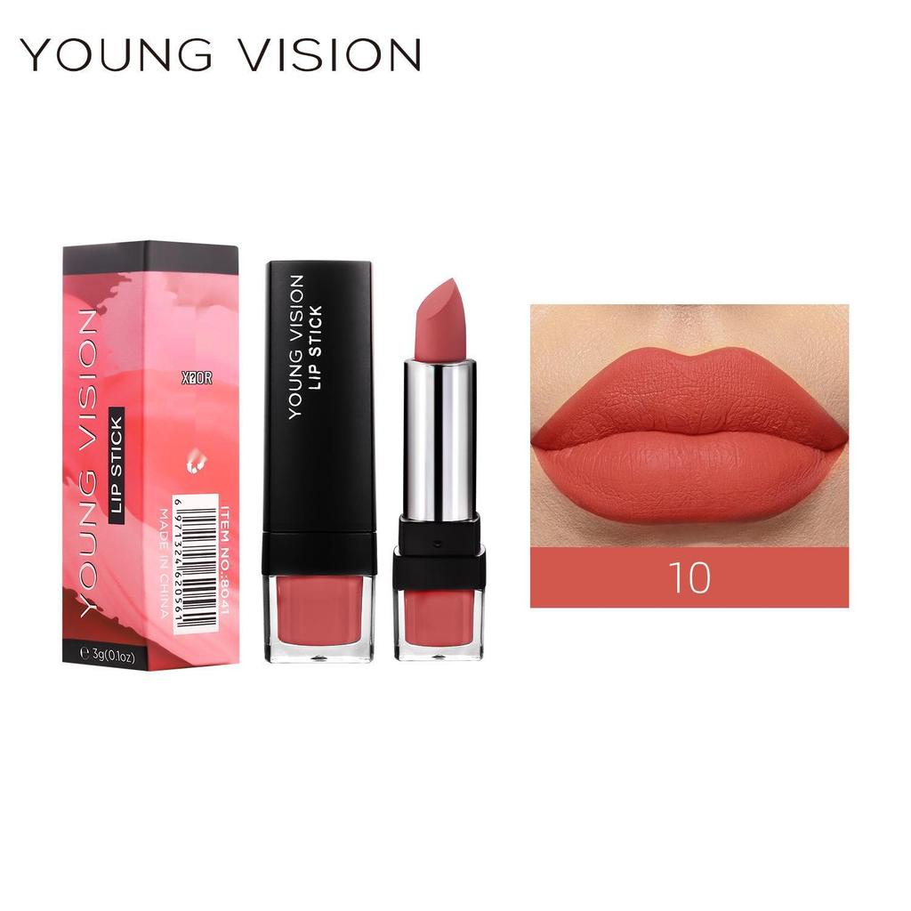YOUNG VISION Matte Non-Drying 12-Color Lipstick