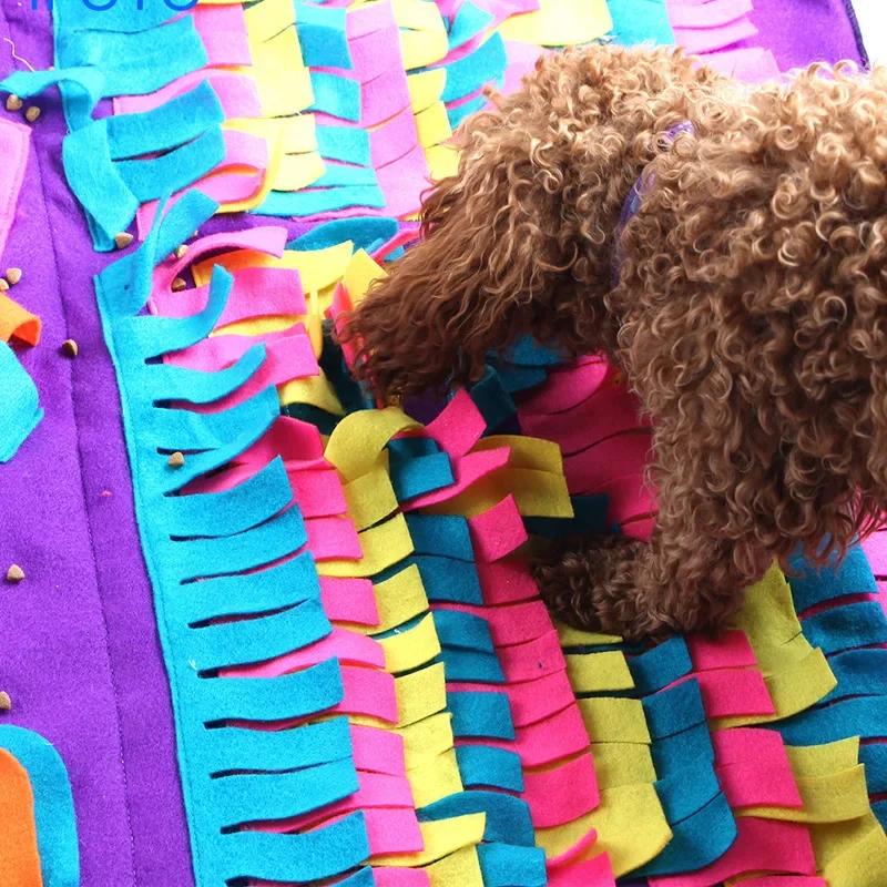 Dog Sniffing Training Blanket Pads, Dog Mat, Pet Nose Pad, Nosework Puzzle Toy, Relieve Stress