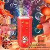 Rechargeable Fireworks Bubble Snake: Automatic Blower with Light & Sound Effects - Perfect for Night Markets & Street Stalls