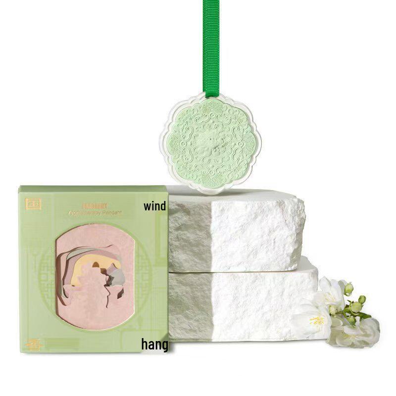 Car Scented Wax Pendant: Long-Lasting Aromatherapy Freshener for Home, Bedroom, and Wardrobe