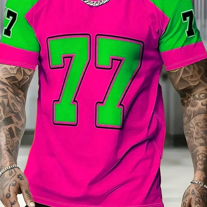 Men'S Summer Creative Fashion 3D Digital Print T-Shirt | Regular Fit, Crew Neck, Slight Stretch Fabric, Street Style
