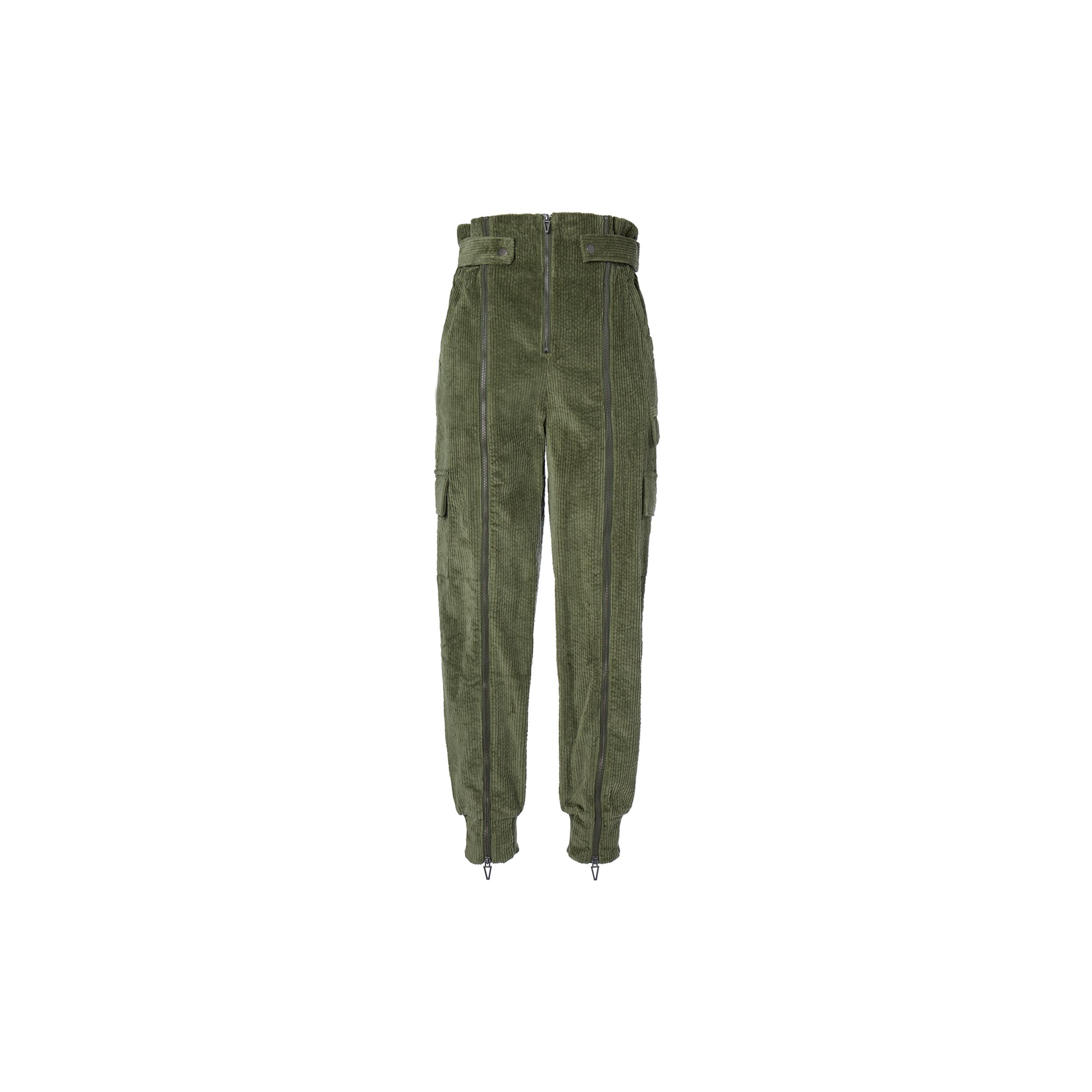

Adidas x Ivy Park Corduroy Zipper Jogger Pants Unisex Wild Pine HM2596 XS