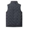 Men's Autumn Winter Lamb Velvet Warm Down Vest Youth Plus Size Zipper Warm Jacket