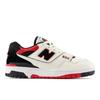 Sneakers New Balance White/red/black 550