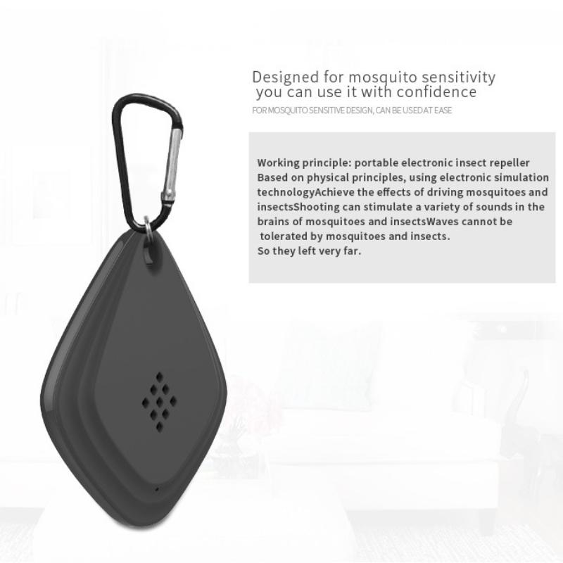 Portable Outdoor Mosquito Repeller, Ultrasonic Bug Repellent for Home and Travel