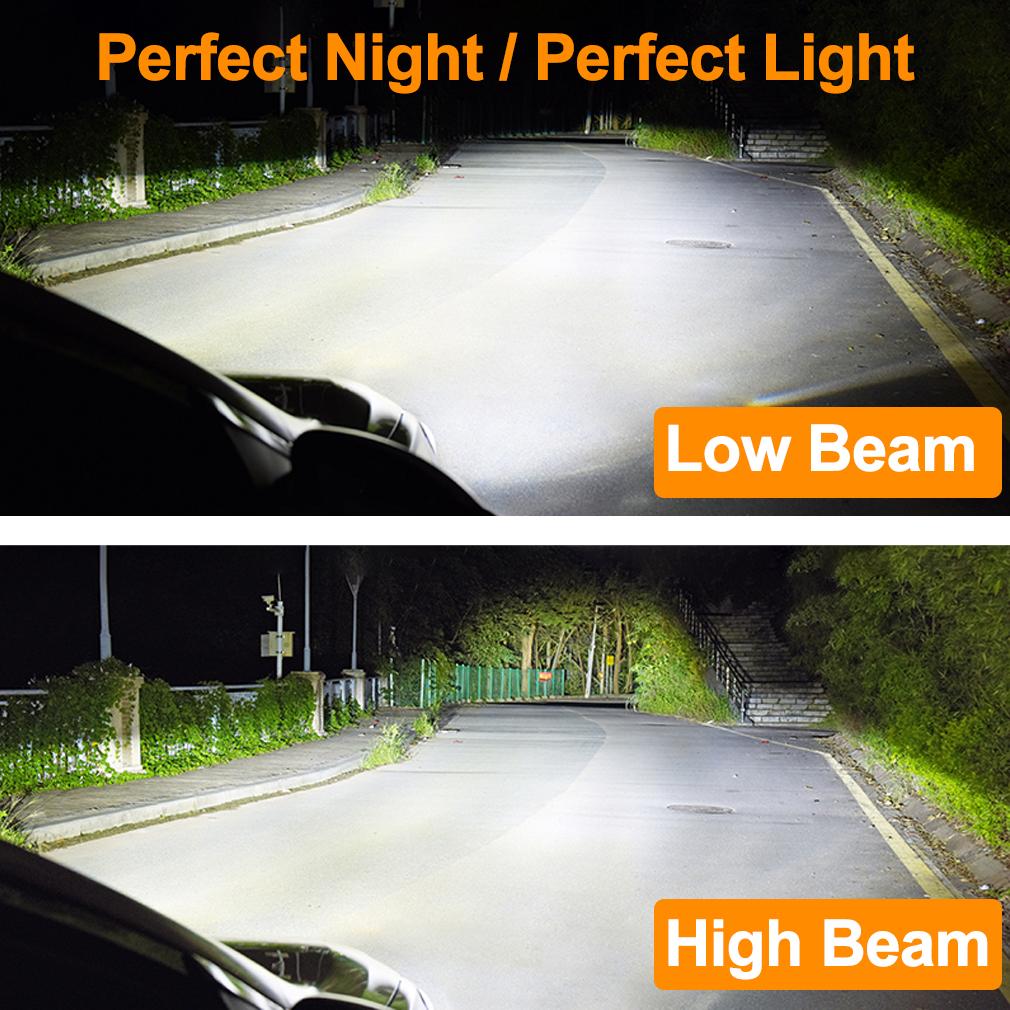 2Pcs H1 H4 HB2 9003 H7 Led Auto Lampen 60W H8 H11 Scheinwerfer Hohe Abblendlicht Lampen 10000LM 9012 Hir2 HB3 9005 HB4 9006 Auto Lichter Für Auto Scheinwerfer 6000K