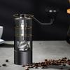 Manuelle Kaffeemühle CNC Edelstahl Grat Professionelle Doppel Lager Einstellbare Tragbare Hand Kaffee Bean Mahlen