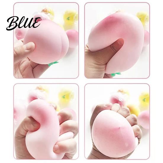 Peach Toy 1/2Pcs Anxiety Relief Squeeze Realistic Shaped Fidget Anti-stress Decompression Simulation Fruit Sensory Slow Rising Stress Ball