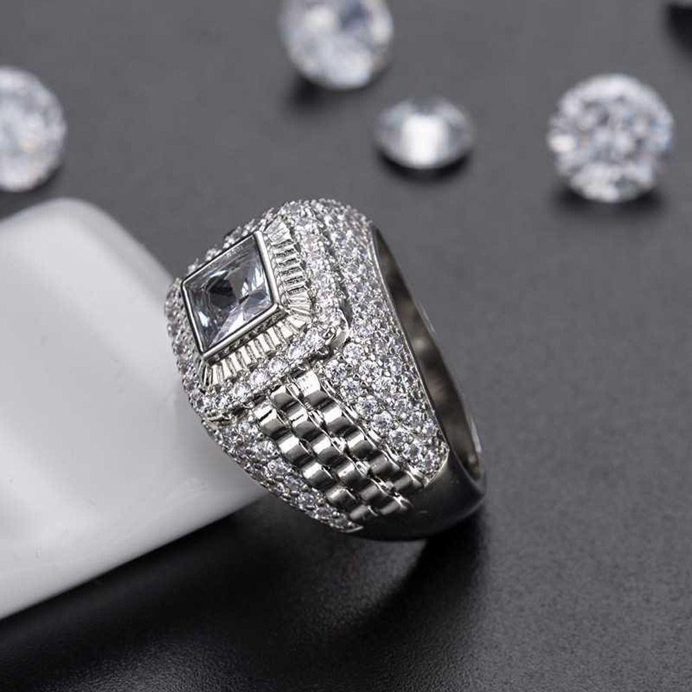 

Finger Ring Vintage Birthday Gift Fashion Jewelry Korean Style Ring Opening Ring Men Gold Ring