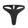 Men T-Back Breathable Ice Silk Sexy Comfortable Stretch Thong Briefs Underwear