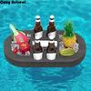 Multifunctioneel Zwembad Drijvend Dienblad Meerdere Gaten Waterdicht Drijvend Drankrek Stabiele Zwembad Drank Float Hete Bron