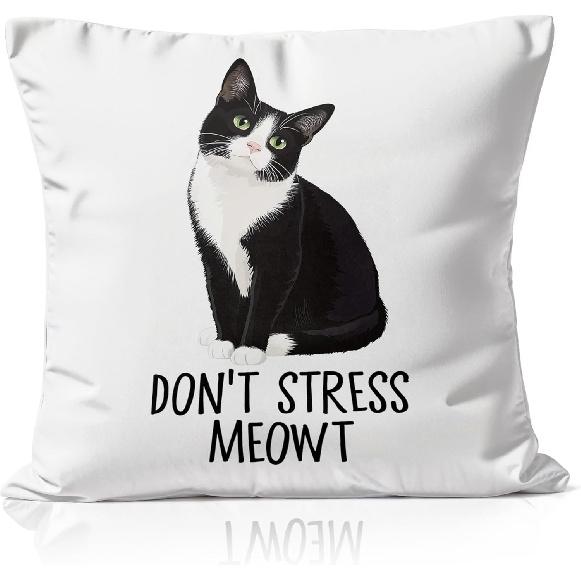 Cute Not Today French Bulldog Throw Pillow Covers 12x20 inch, Funny Pug Dog Pillowcases Home Decor for Bed Couch Sofa Therapy Office Living Room,