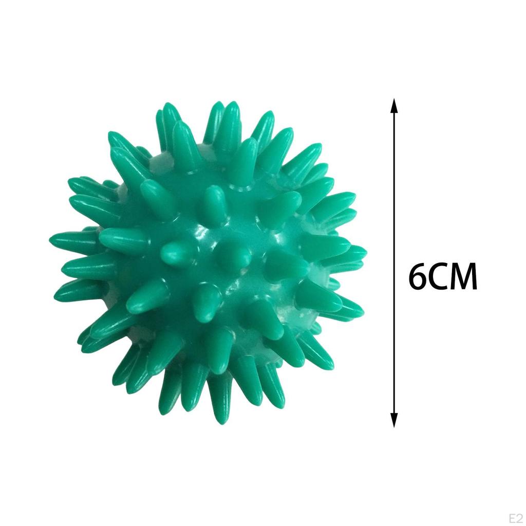 Compact Massage Ball for Foot Relief, 6cm Diameter Spiked Roller Muscles