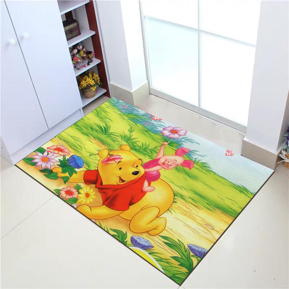 Winnie the Pooh Kitchen Mat Non Slip Carpet Bath Mats Entrance Doormat Home Rugs Living Room Lounge Rug Floor Carpets Door Foot