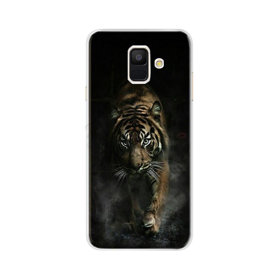 Case For Samsung Galaxy A6 2018 Transparent Cartoon Soft TPU Silicone Phone Cases Back Cover For Samsung Galaxy A6 A 6 Plus 2018