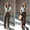 Semir Women's High-Waist Wide-Leg Cargo Pants