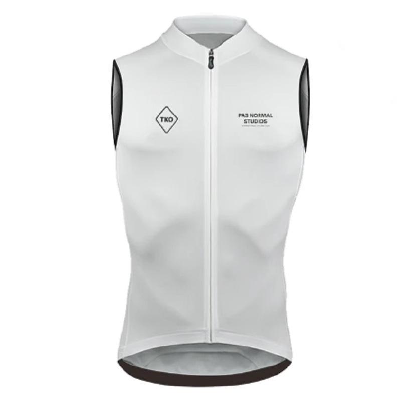 PAS fleece vest autumn and winter cycling suit men's windproof and warm bicycle top road bike mountain bike, jacket