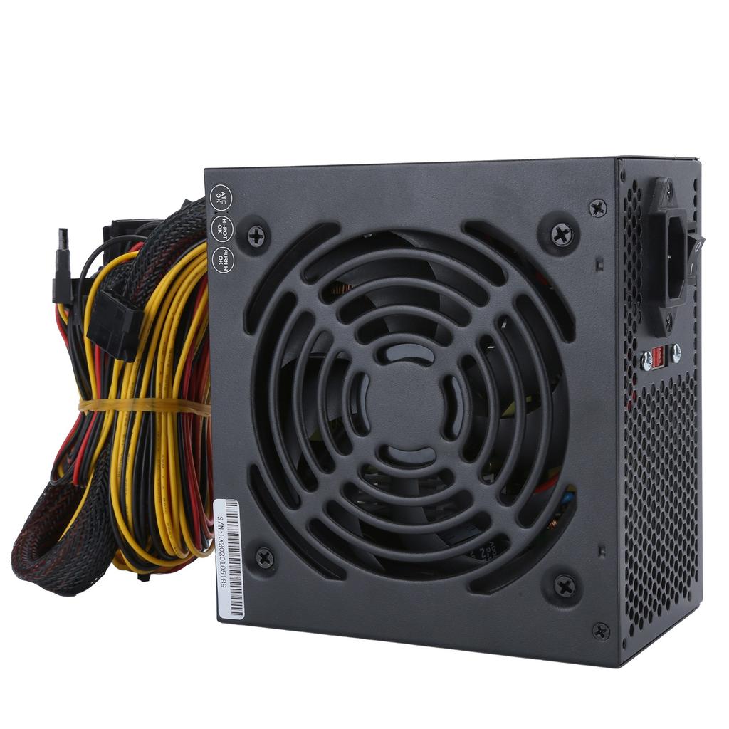 Computer Power Supply Desktop Accessories Mute Fan Manual Adjustable 115 ATX 24‑PIN