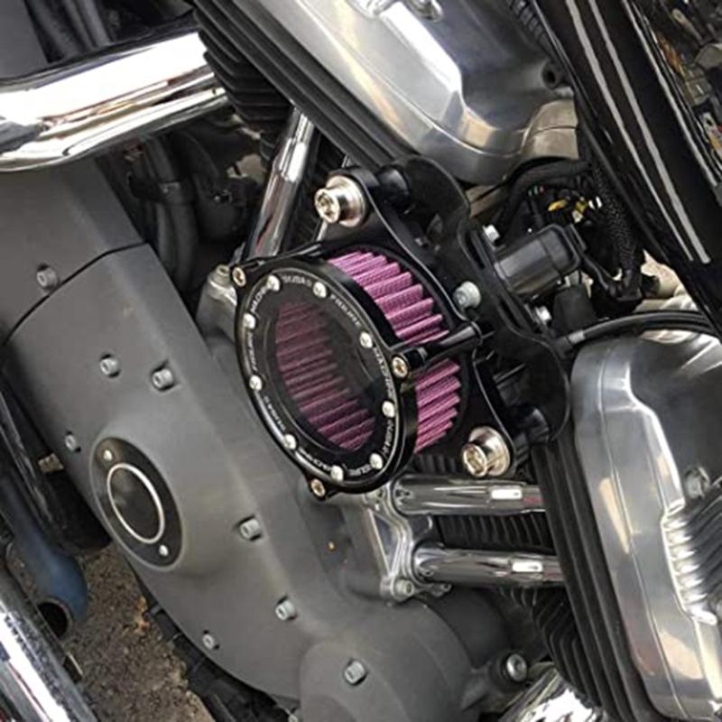 Luftrenarsystem för Sportster XL883 XL1200 1991-2021 Motorcykeltillbehör Delar CNC Luftfilterersättning