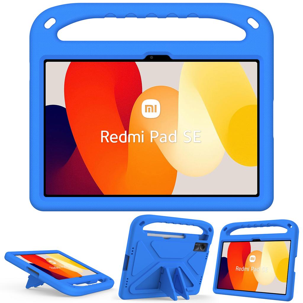EVA Case For Xiaomi Redmi Pad SE 2023 11 inch 23073RPBFG Built-in Kickstand Cover Kids Friendly With Portable Holder Shockproof