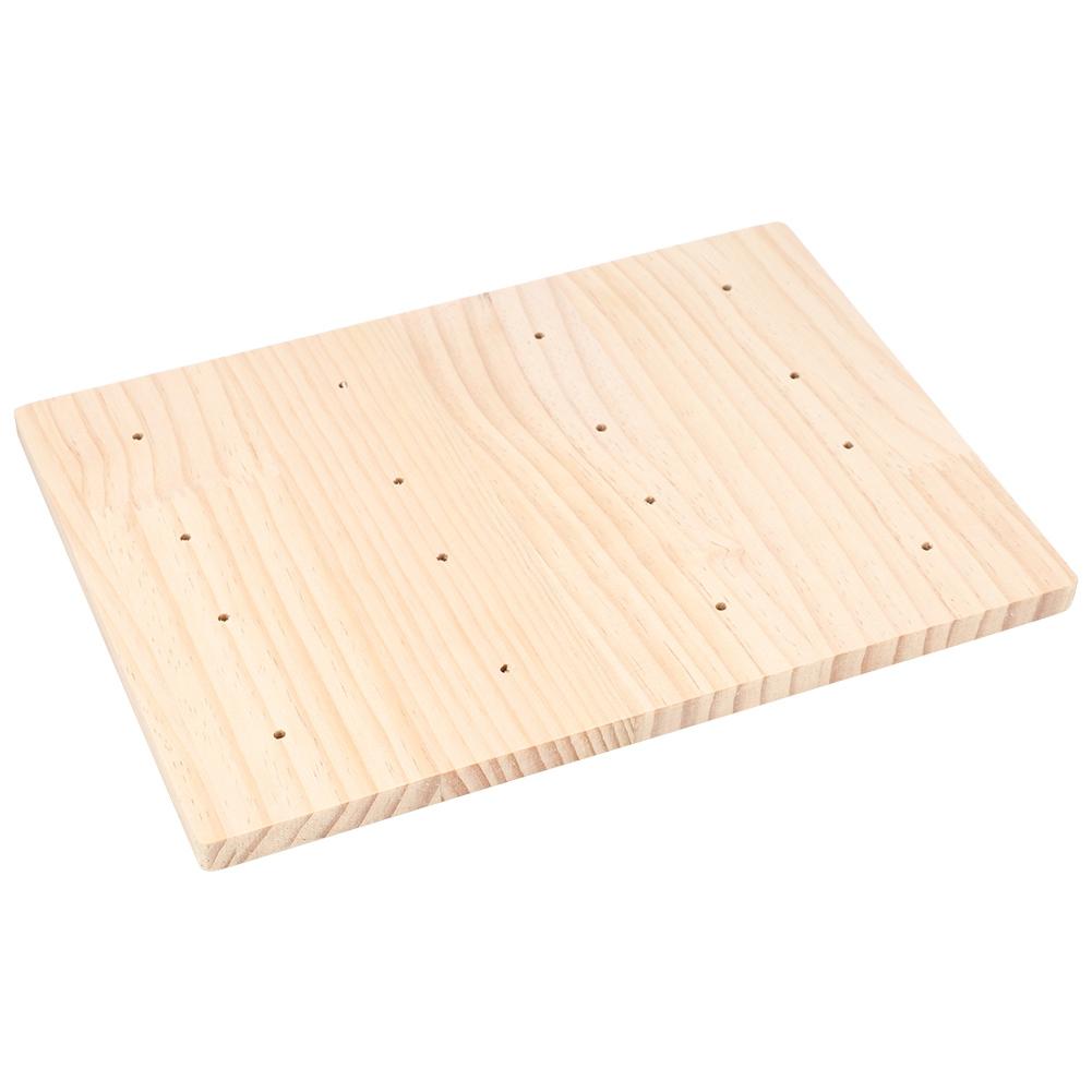 Wooden Claws Scratching Board for Pet Hedgehog Squirrel Rabbit Play Toy Cage Accessory