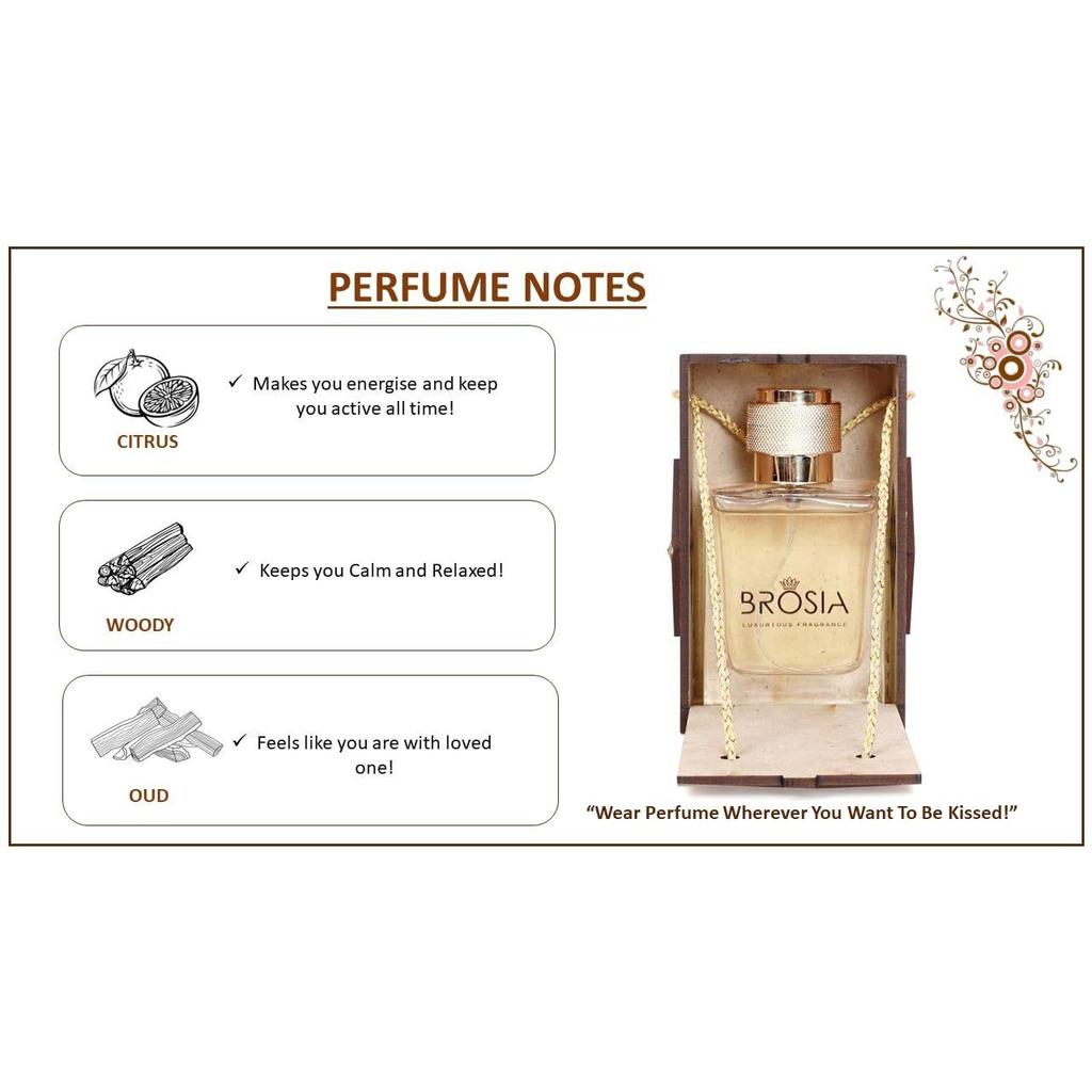 BROSIA Parfém na rande pro roztomilé vysokoškolské dívky a ženy, 60 ml