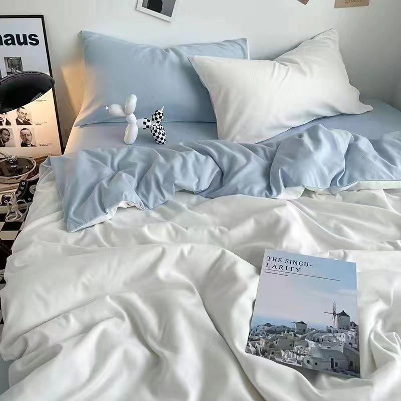 Nordic Duvet Cover Modern Skin-friendly Comfortable Four Season Universal Household Washable Bedroom Students Dormitory Textile