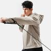 Li-Ning Giacca Versatile Comoda Casual Resistente all'Acqua Tinta Unita Uomo Giacche Grigio Polvere AFDU529-6