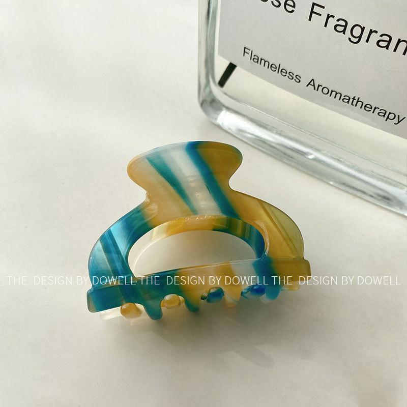 Elegant Acetate Handcrafted Hair Claw With Geometric Design For Women Fashion