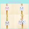 Delightful Bell Octopus Plush Keychain Adorable Short Plush Stuffed Animal Key Ring