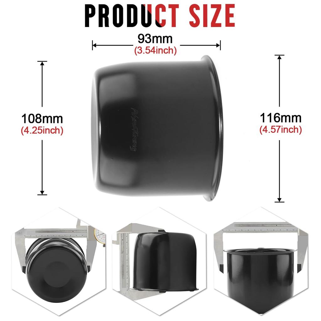 4 szt. Felga Koła Przyczepy Ciężarówki Wciskana Centralna Osłona Piasty Koła Średnica 108 mm