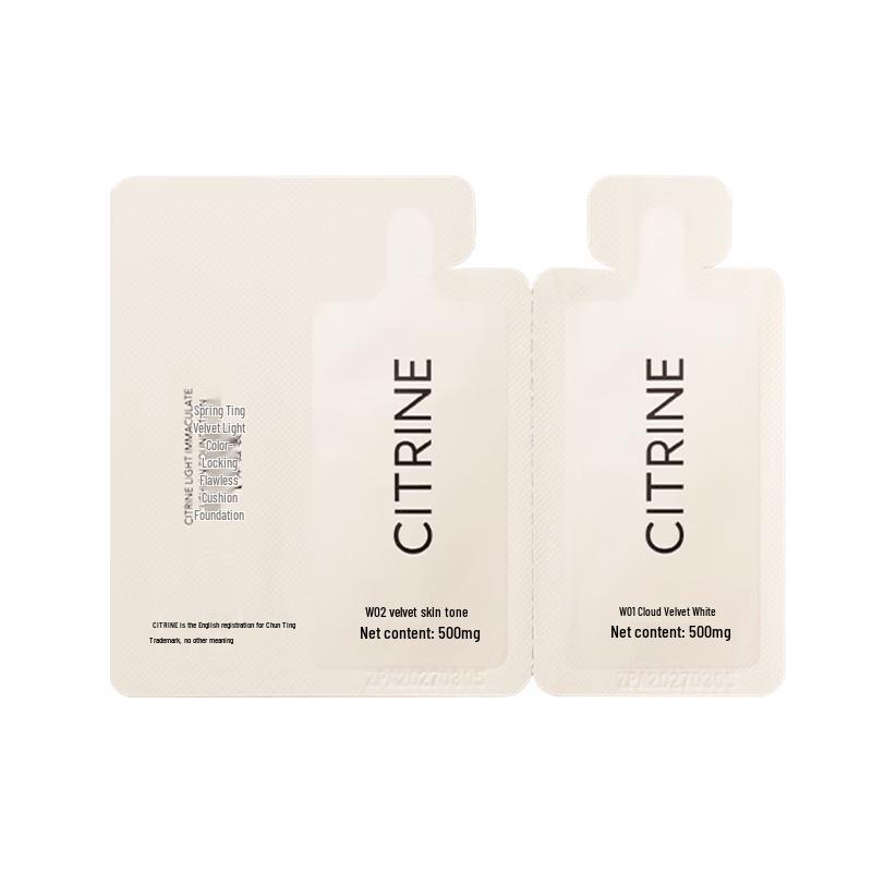 Chunting Velvet Flawless Cushion Foundation Swatch Card